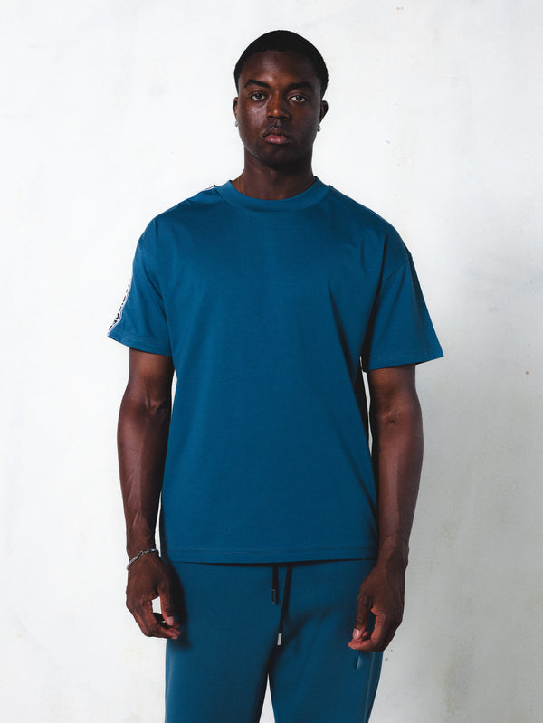 MagicBee Side Tape Tee - Petrol