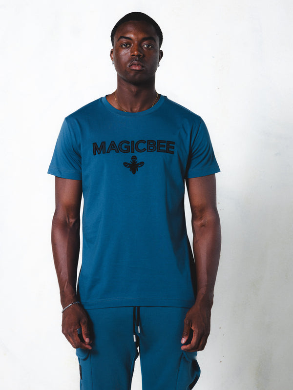 Sweat à capuche classique MagicBee - Bleu foncé