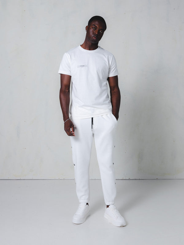 MagicBee Grosgrain Logo Tee - Off White