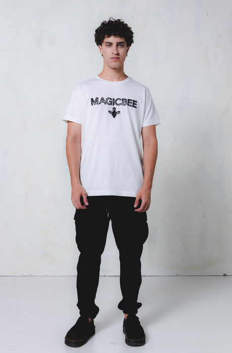 MagicBee Essential Logo Tee - Off White