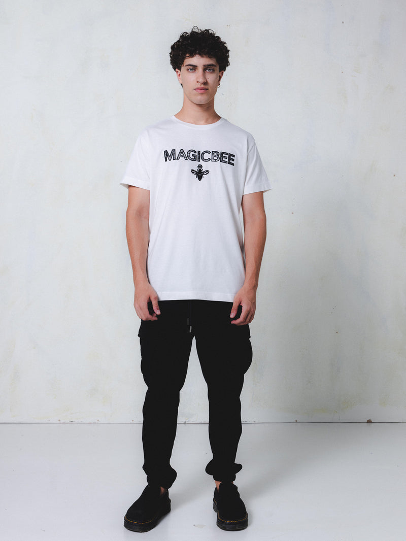 MagicBee Essential Logo Tee - Off White