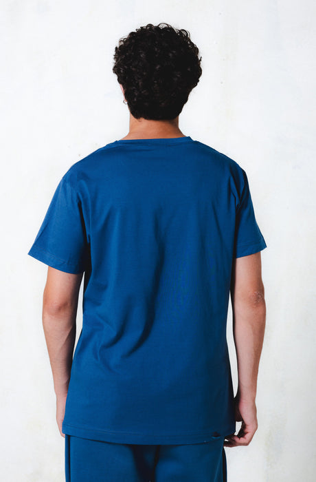 MagicBee Grosgrain Logo Tee - Petrol