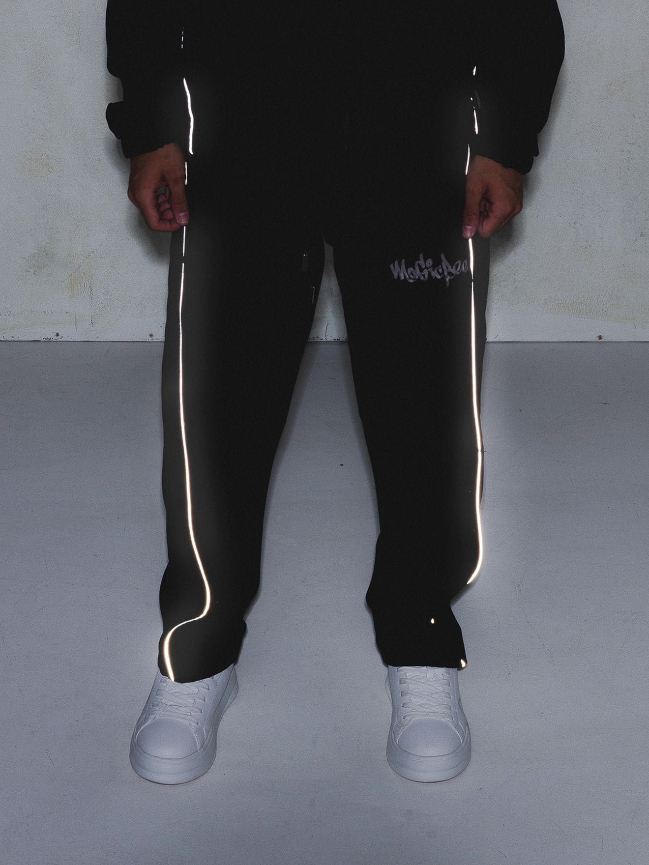 MagicBee Reflected Tape Pants - Black (Limited Edition)