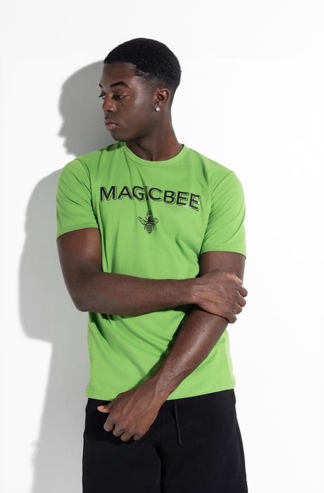 MagicBee Foil Logo - Neon Green