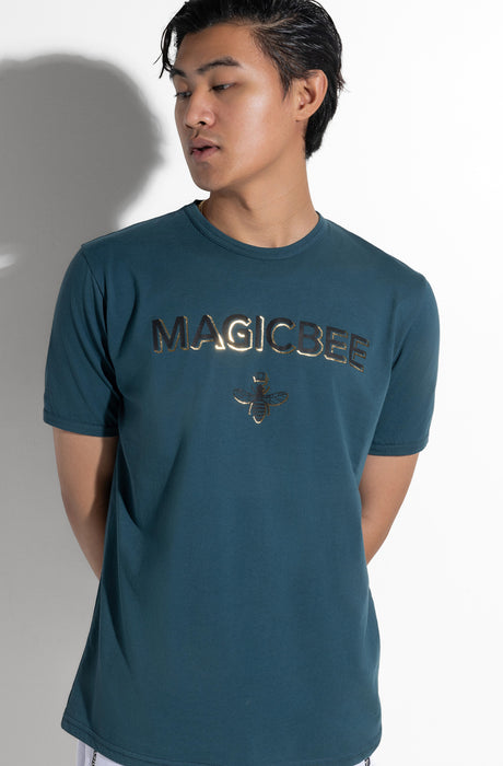 MagicBee Foil Logo - Petrol