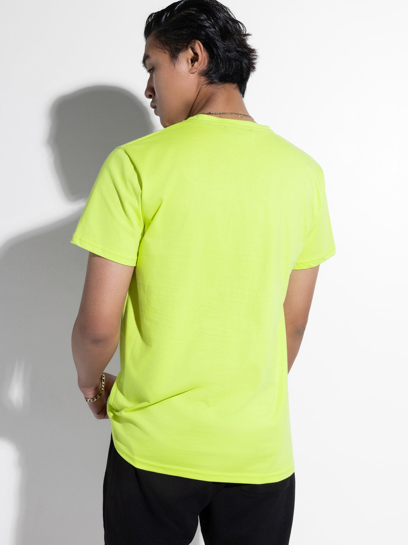 MagicBee Triangle Logo Tee - Neon Yellow