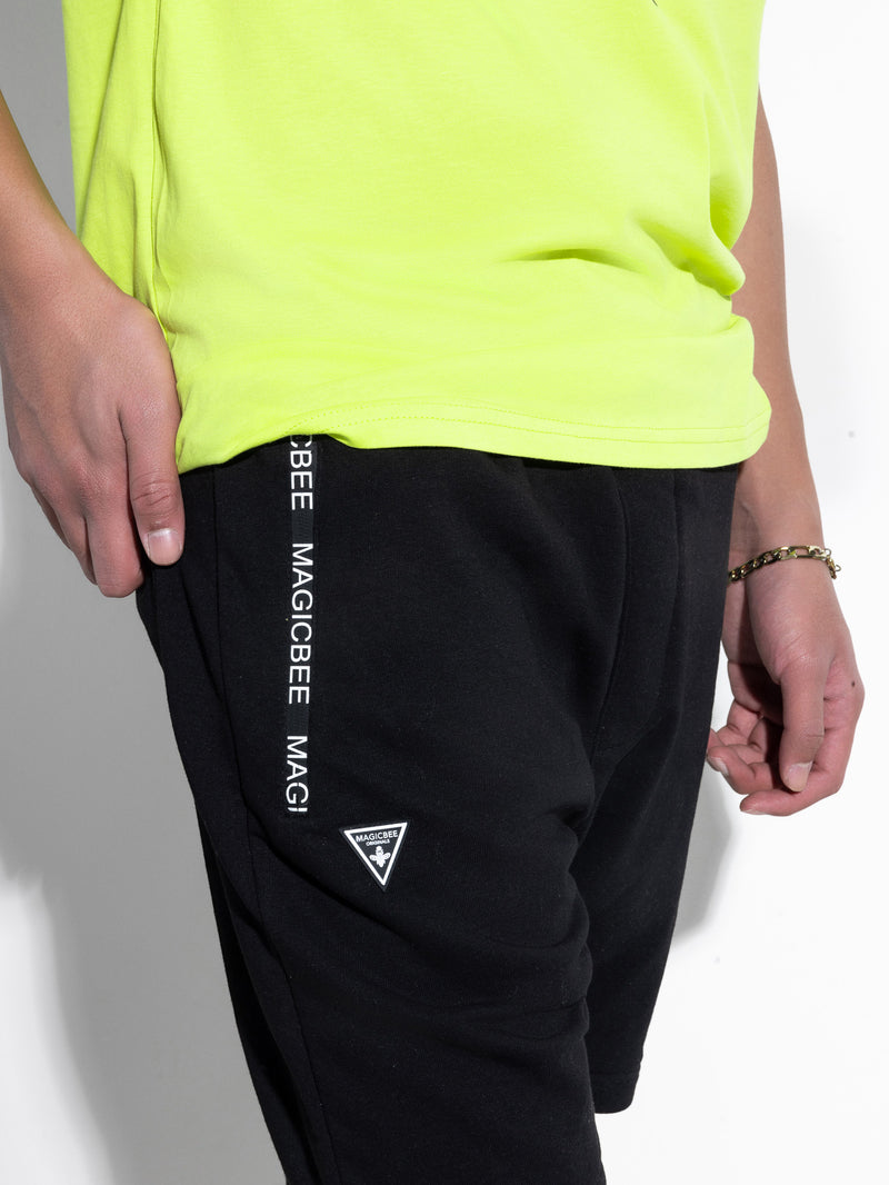 Pantalones cortos MagicBee Side Logo - Negro