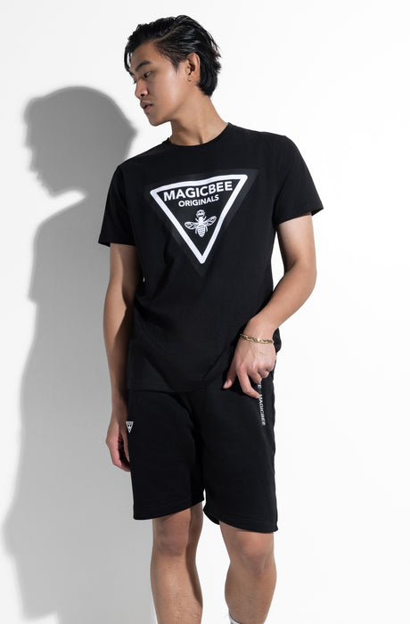 MagicBee Triangle Logo Tee - Black