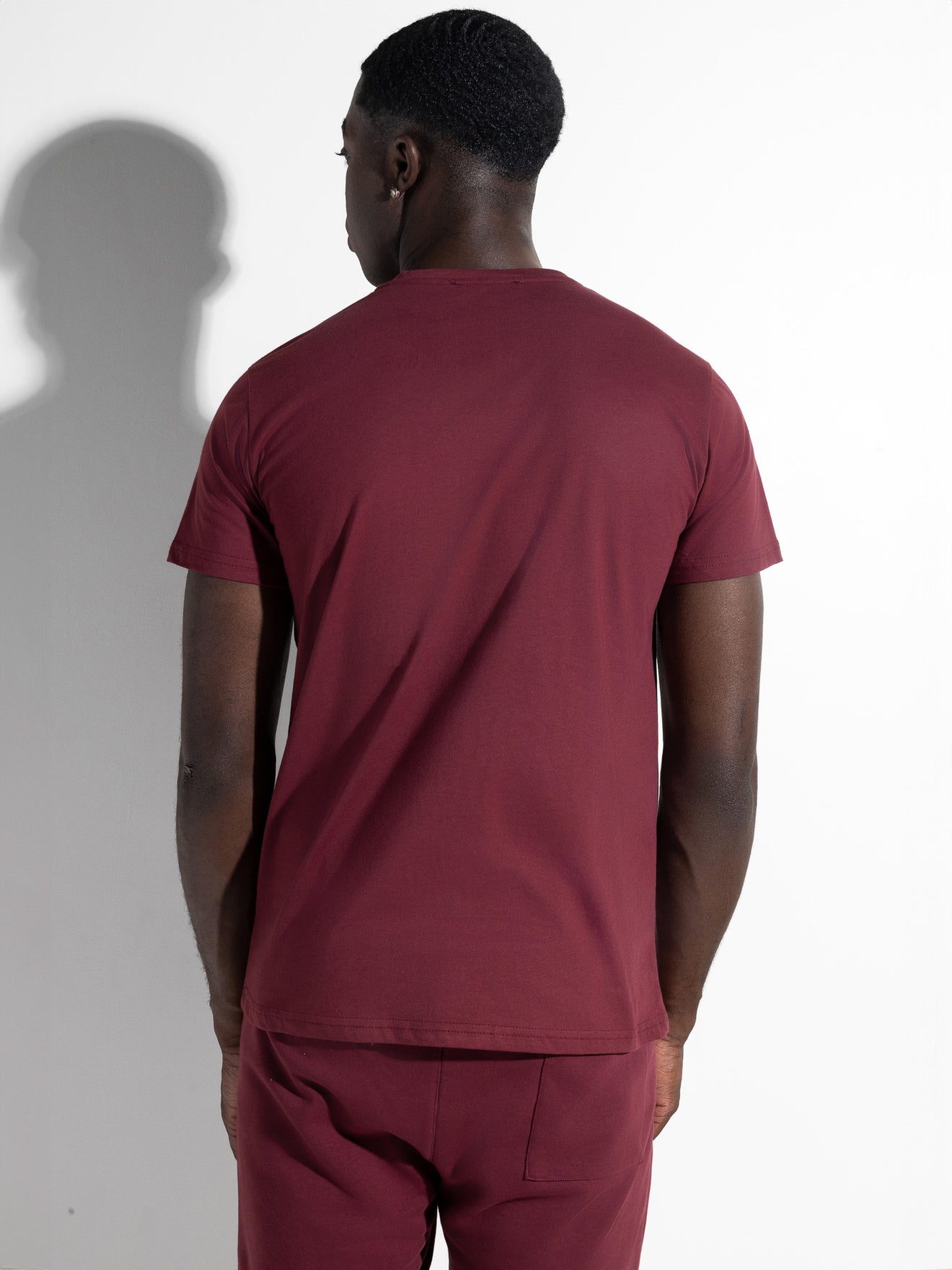 MagicBee Triangle Logo Tee - Burgundy