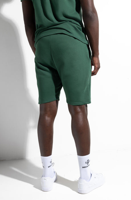 MagicBee Rib Logo Shorts - Green