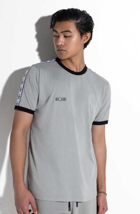 MagicBee Tape Logo Tee - Ice Grey