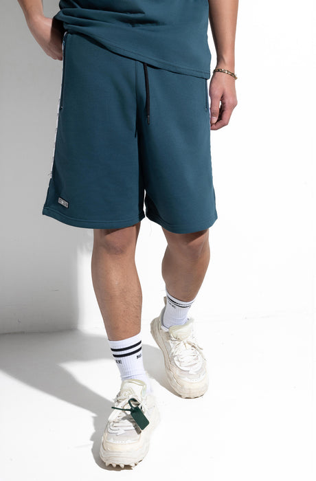 MagicBee Tape Logo Shorts - Petrol