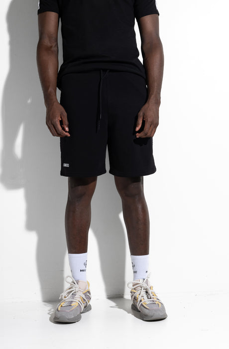 MagicBee Tape Logo Shorts - Black