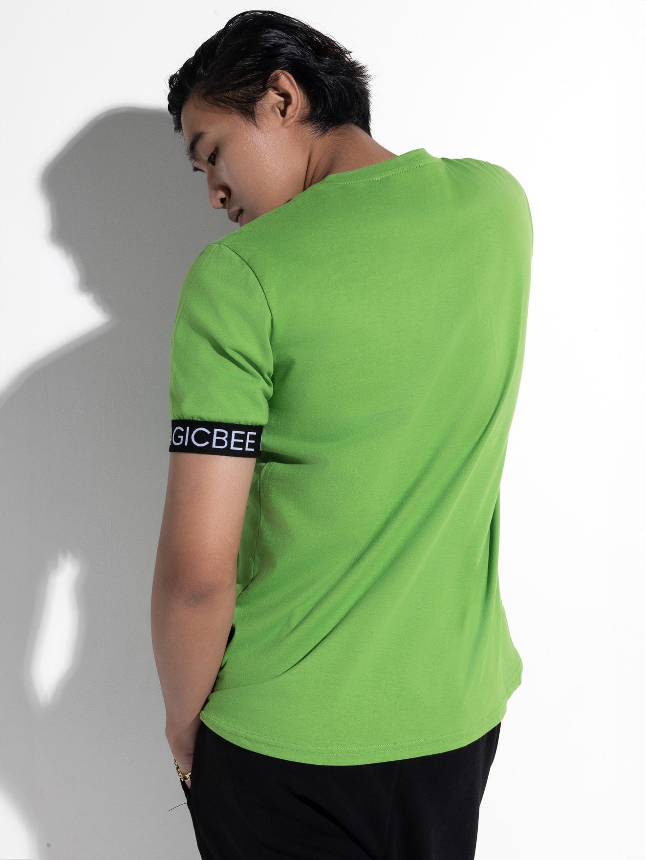 MagicBee Elastic Tee - Neon Green