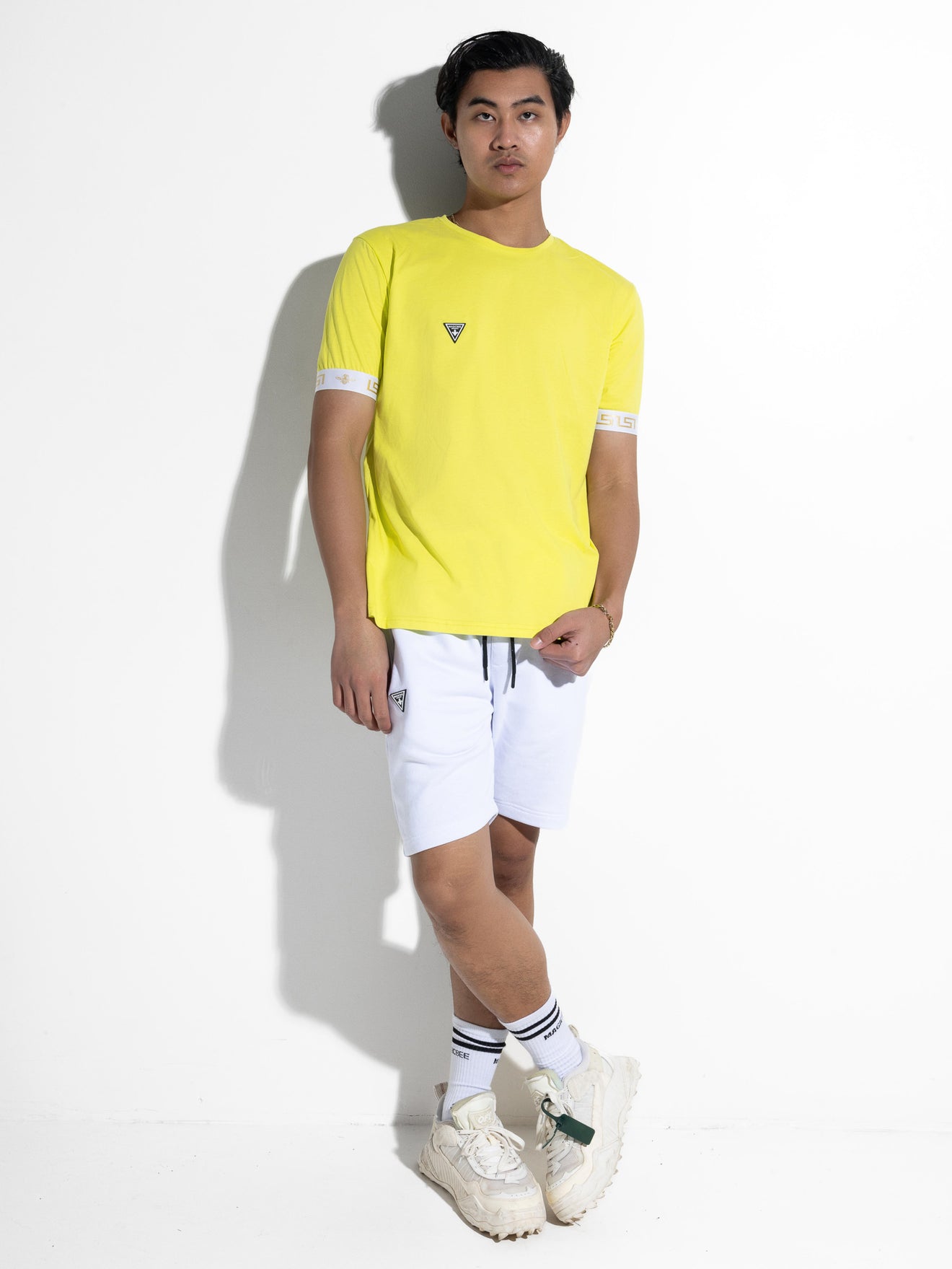 MagicBee Gold Elastic Tee - Neon Yellow