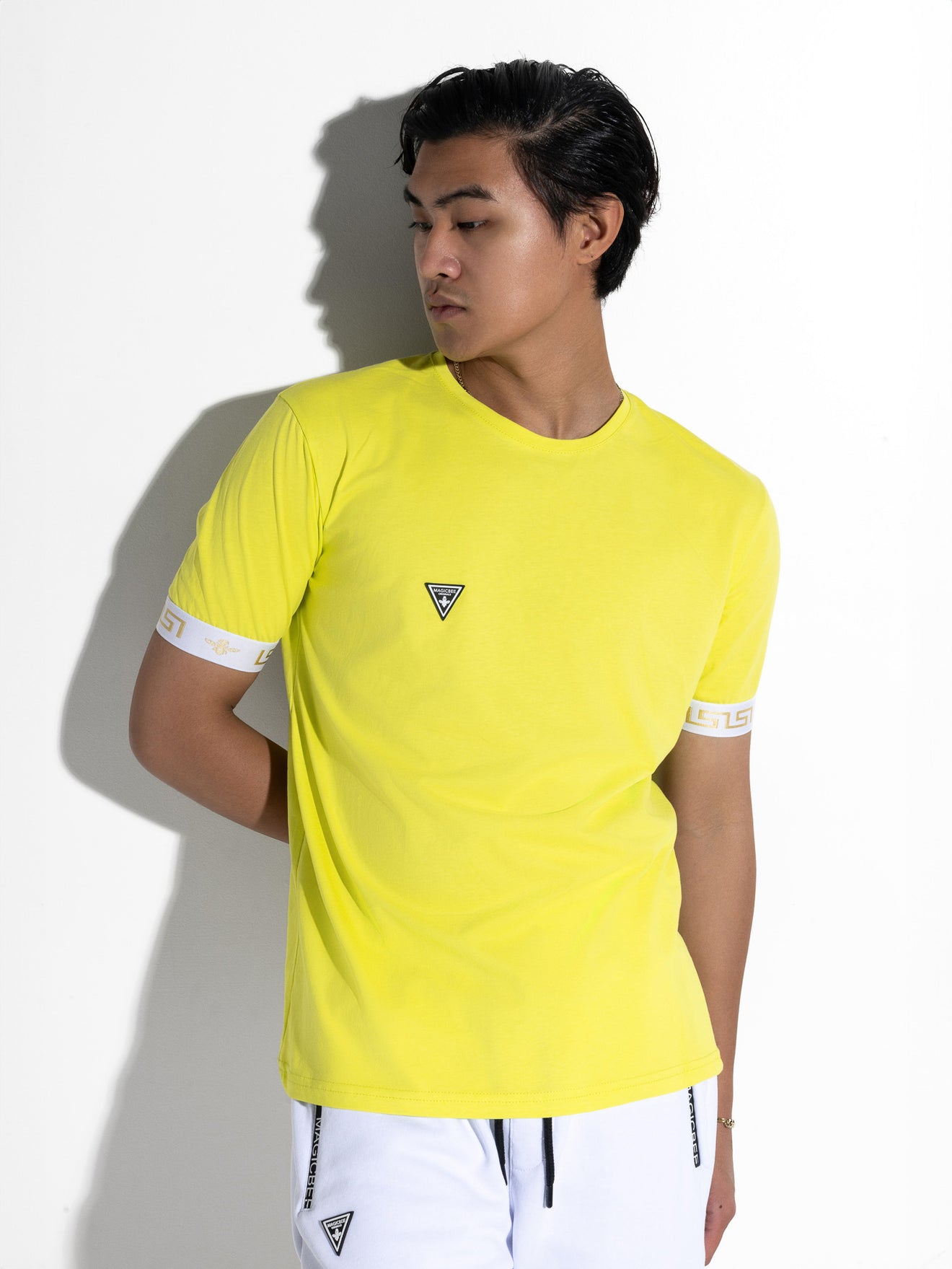 MagicBee Gold Elastic Tee - Neon Yellow