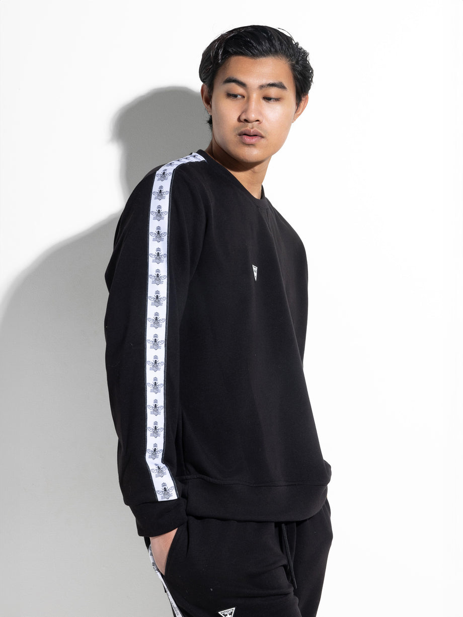 MagicBee Tape Sweatshirt - Black