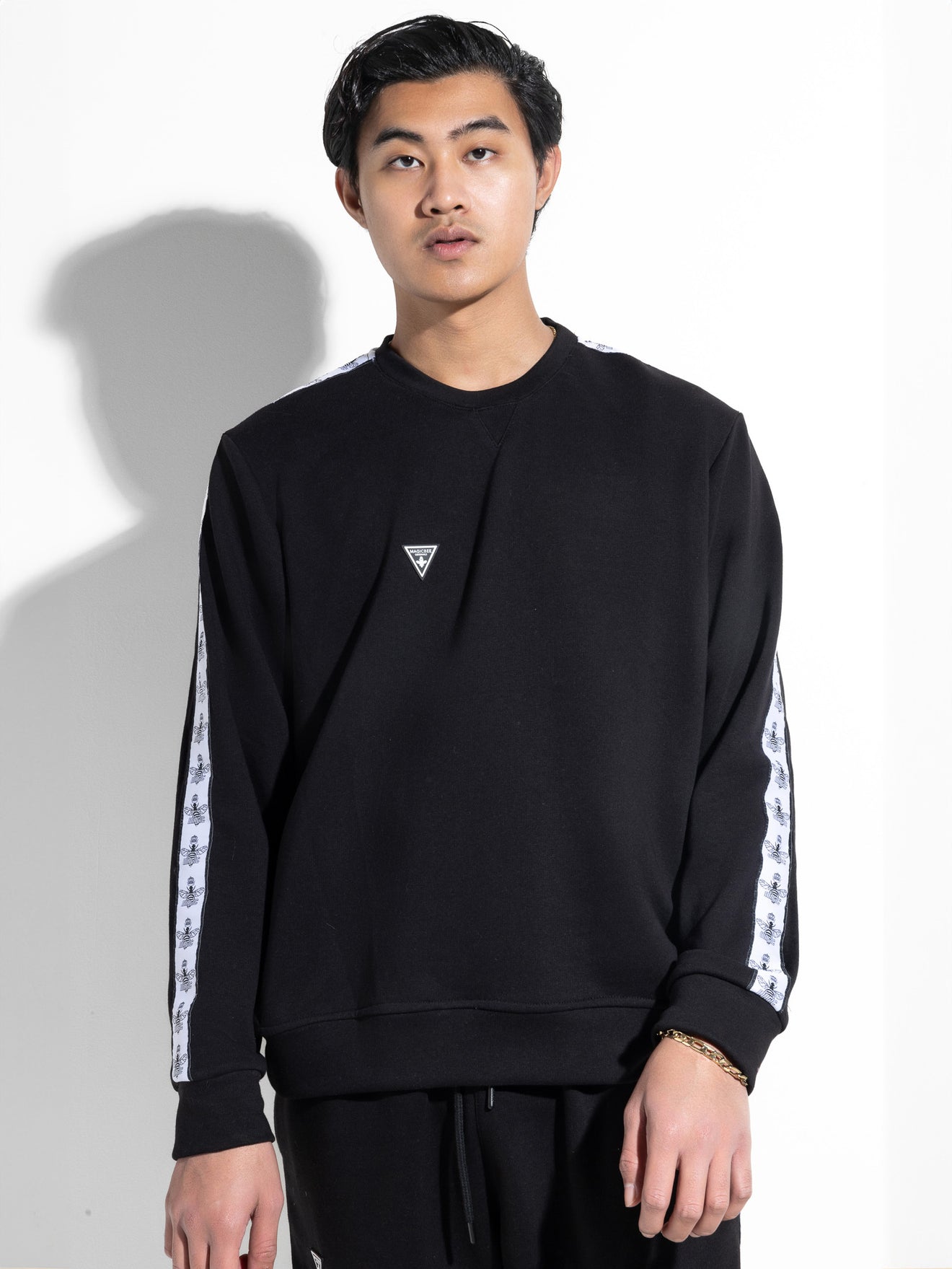 MagicBee Tape Sweatshirt - Black