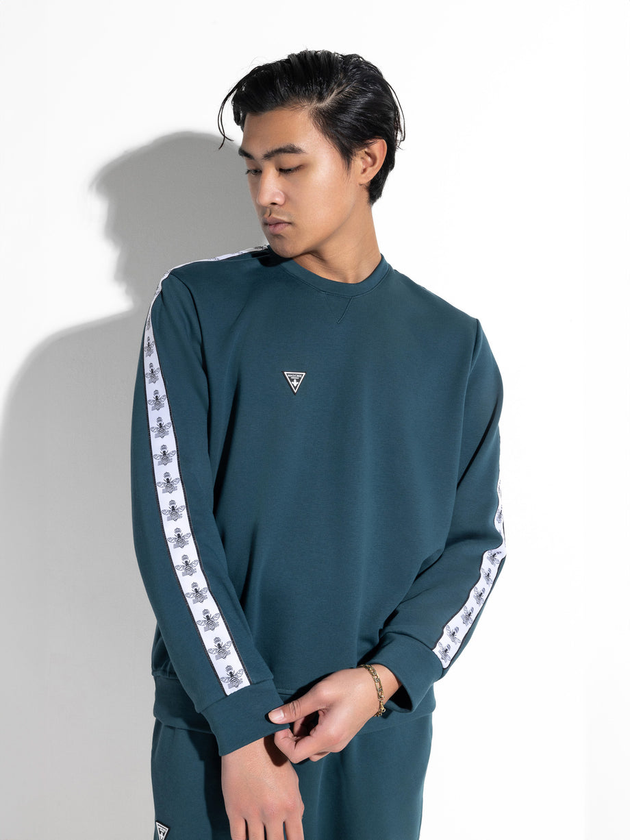 MagicBee Tape Sweatshirt - Petrol