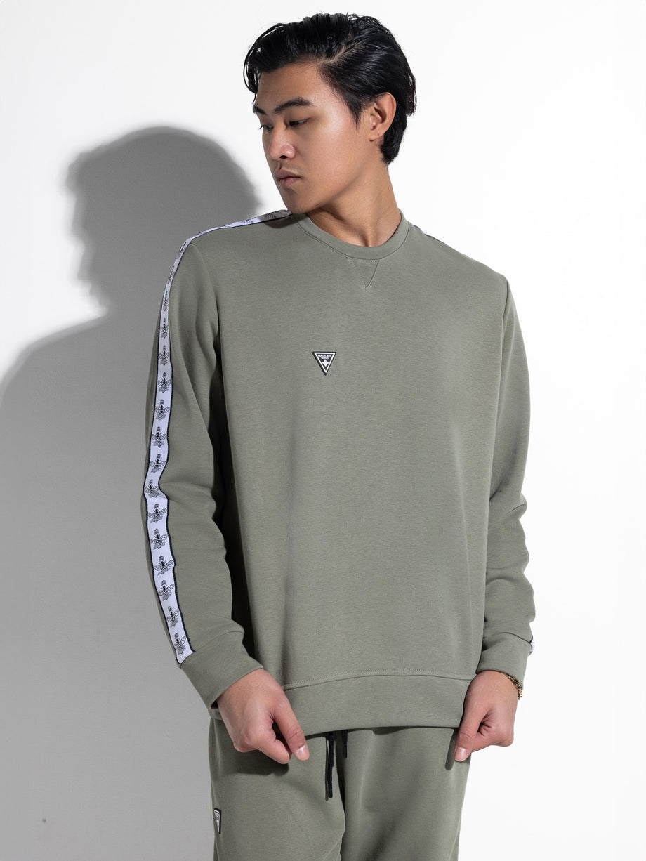 MagicBee Tape Sweatshirt - Vetiver