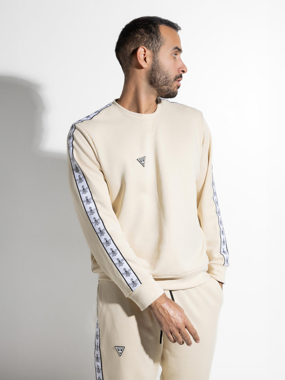 MagicBee Tape Sweatshirt - Beige