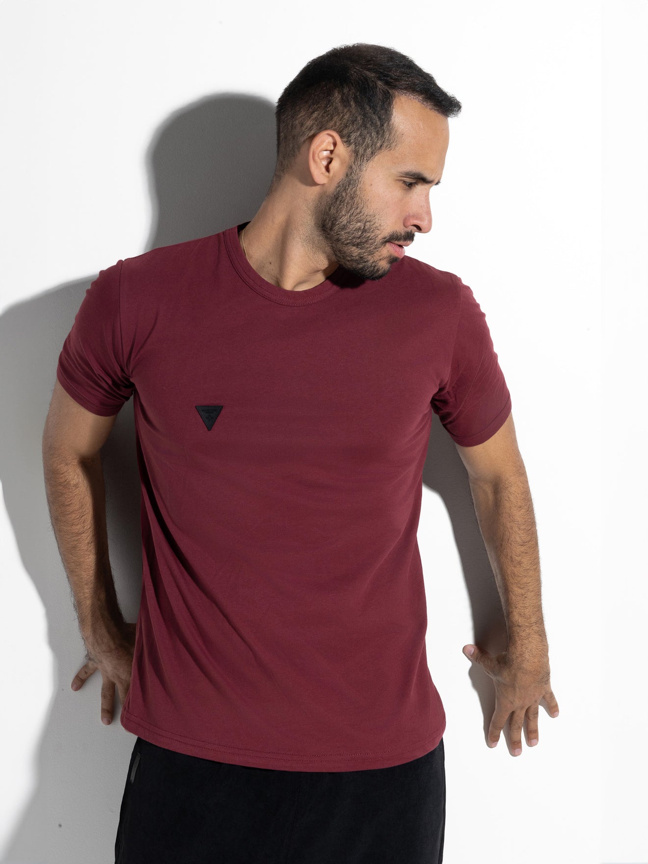 MagicBee Matt Logo Tee - Burgundy