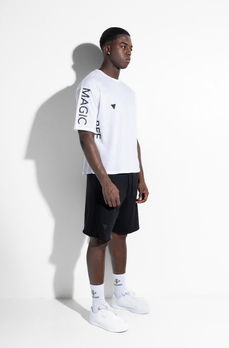 MagicBee Side Logo Oversized Tee - White