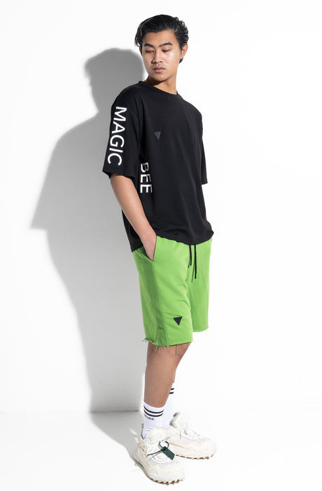 MagicBee Side Logo Oversized Tee - Black