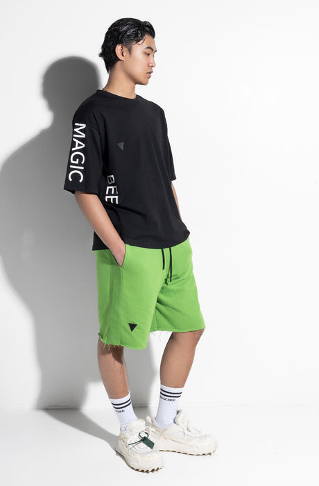 MagicBee Side Logo Oversized Tee - Black