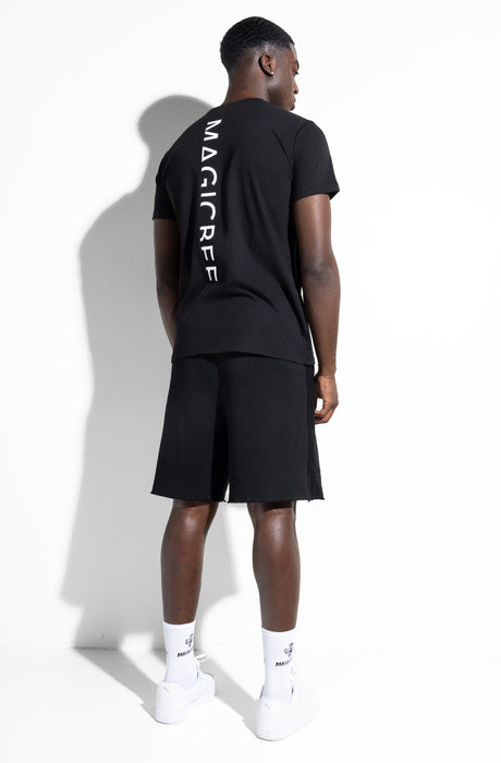 Camiseta MagicBee con logo recortado en la espalda - Negro