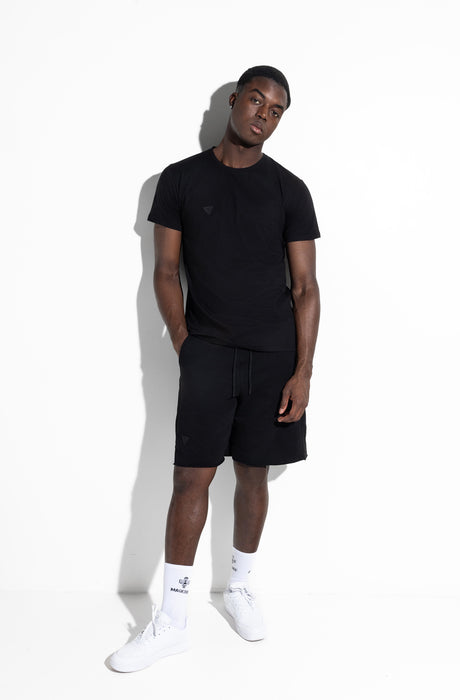 Camiseta MagicBee con logo recortado en la espalda - Negro