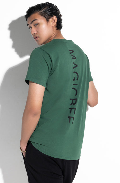 MagicBee Back Cutted Logo Tee - Green