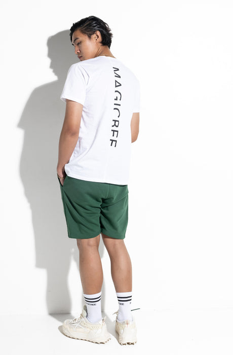 MagicBee Back Cutted Logo Tee - White