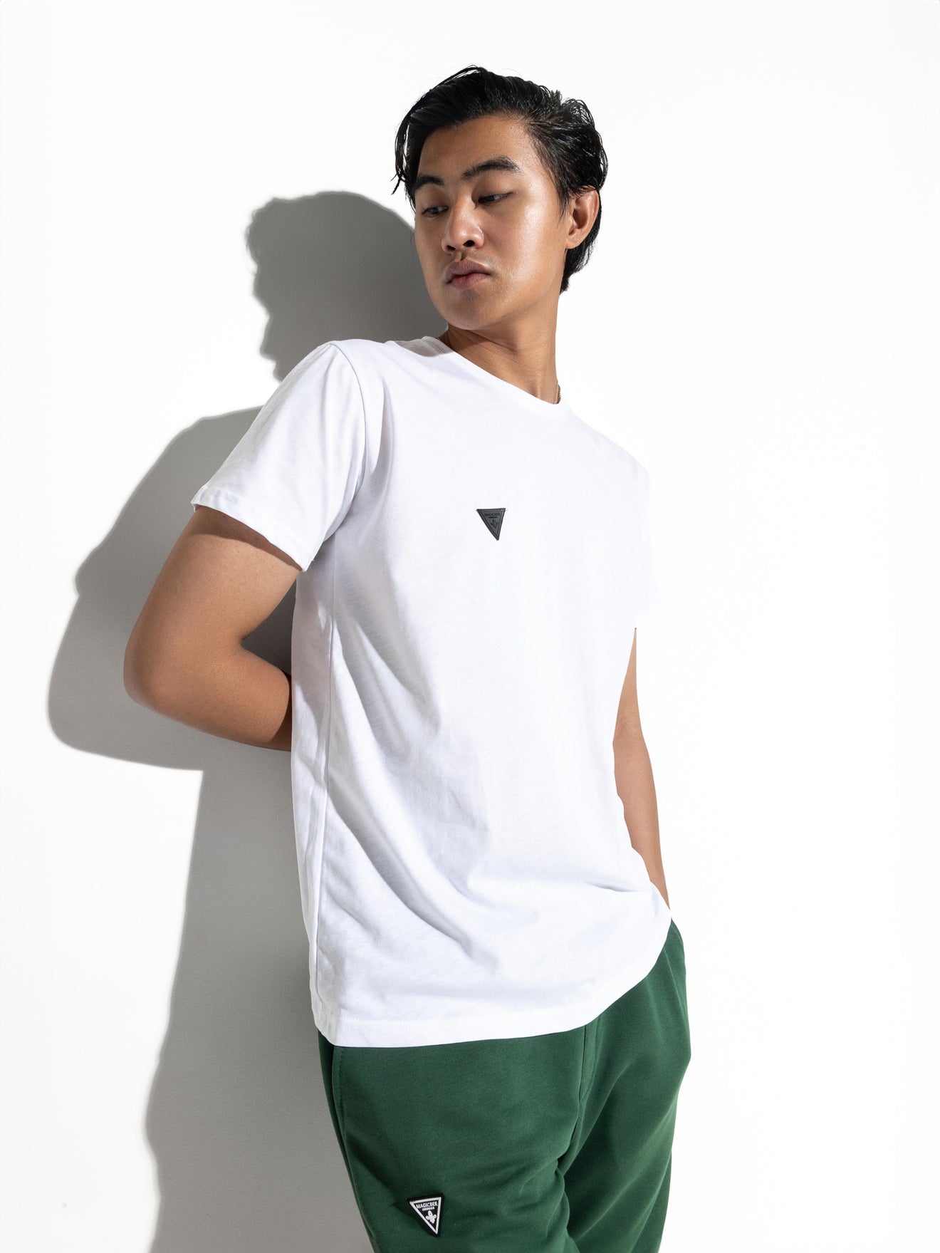 MagicBee Back Cutted Logo Tee - White