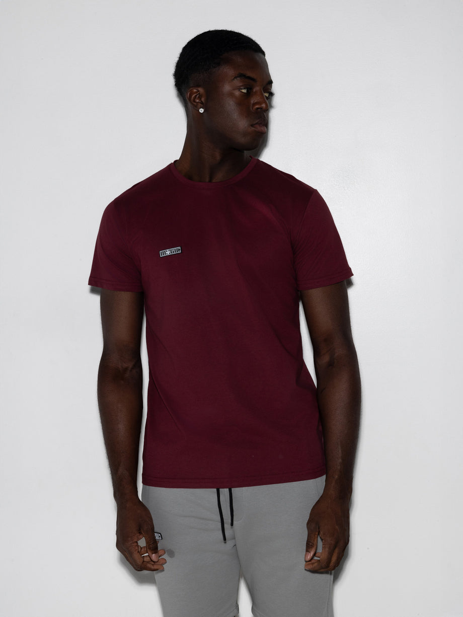 MagicBee Unisex Reflective Killed Teddy Tee - Burgundy (Special Edition)