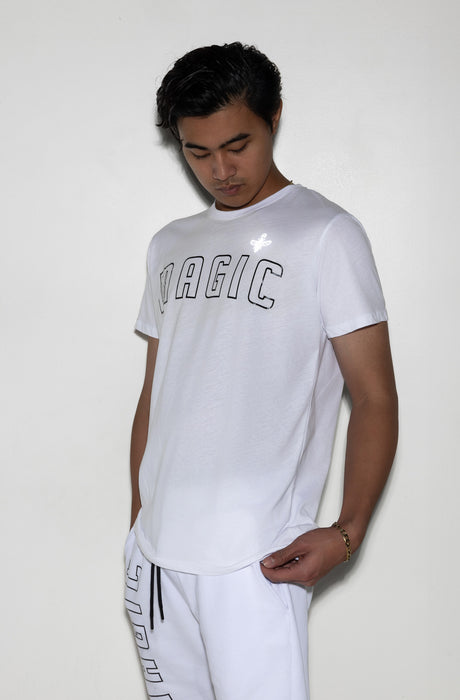 MagicBee Reflective Logo Tee - White (Limited Edition)