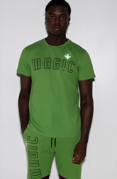 Camiseta com fita em relevo MagicBee - branca