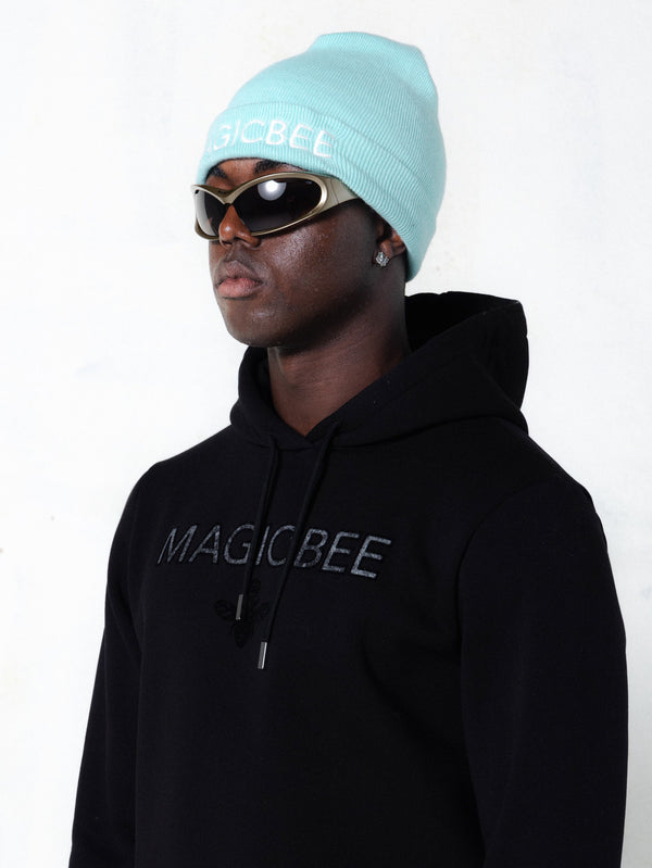 Sweat à capuche classique MagicBee - Bleu foncé