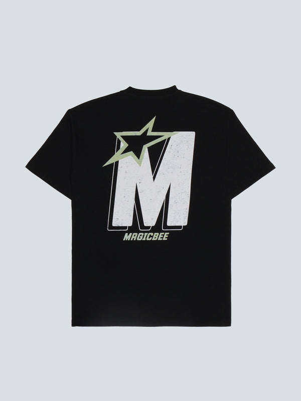 MagicBee Back Star Logo - Black