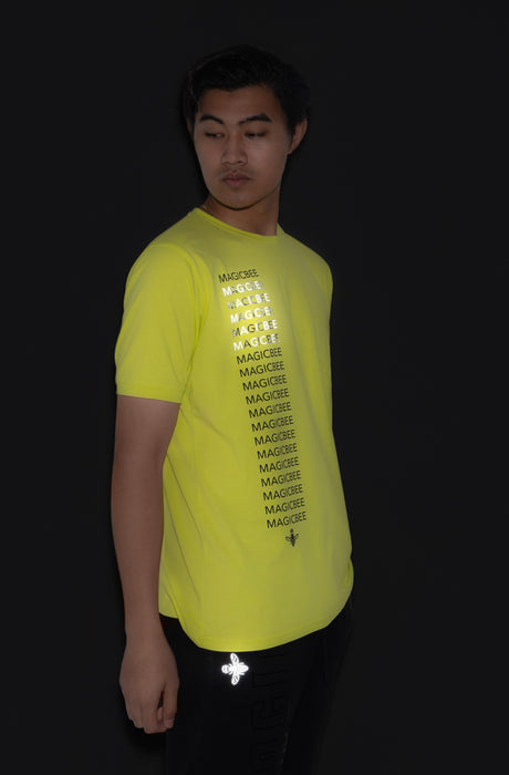 MagicBee Reflective Detail Logo Tee - Neon Green (Limited Edition)