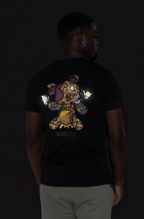 MagicBee Unisex Reflective Killed Teddy Tee - Black (Special Edition)