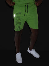 MagicBee Reflective Logo Shorts - Neon Green (Limited Edition)