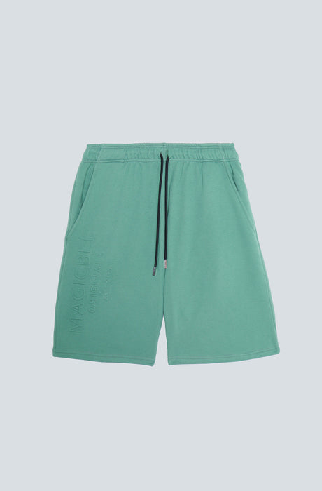 MagicBee Originals Embossed Logo Shorts - Light Green