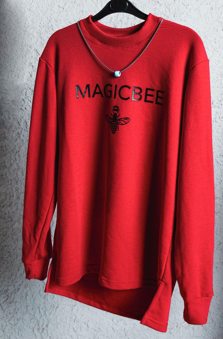 MagicBee Classic Logo Sweatshirt - Red - magicbee-clothing