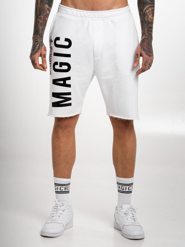 Shorts MagicBee Brilhante Logo - Branco