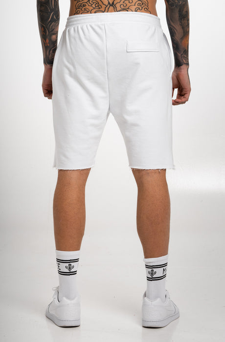 MagicBee Glossy Logo Shorts - White