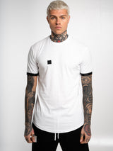 MagicBee Embossed Tape Tee - White