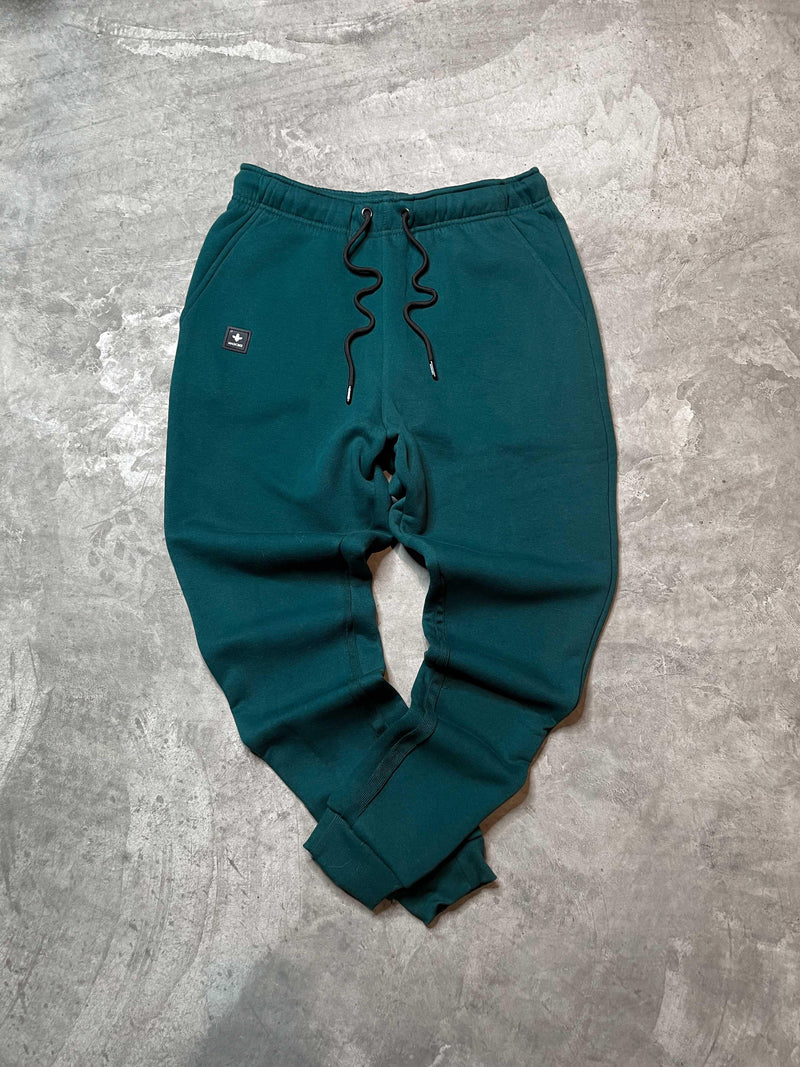 MagicBee Side Rib Pants - Dark Green - magicbee-clothing