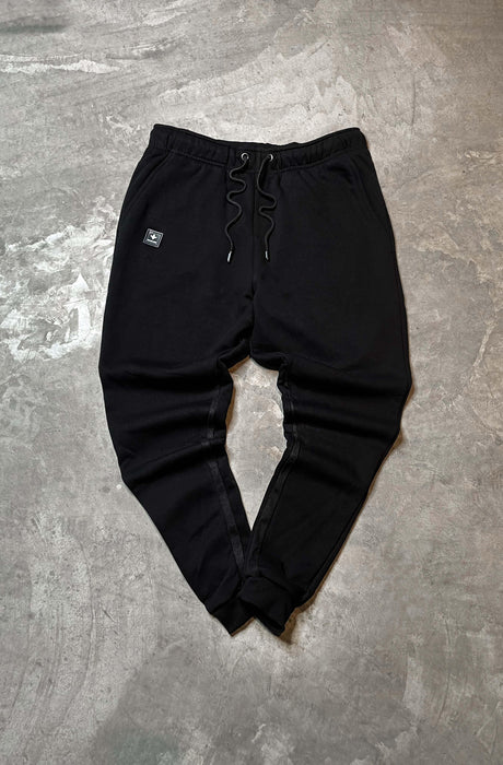 MagicBee Side Rib Pants - Black - magicbee-clothing