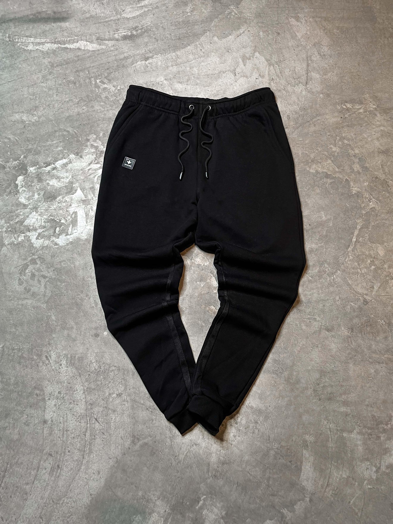 MagicBee Side Rib Pants - Black - magicbee-clothing